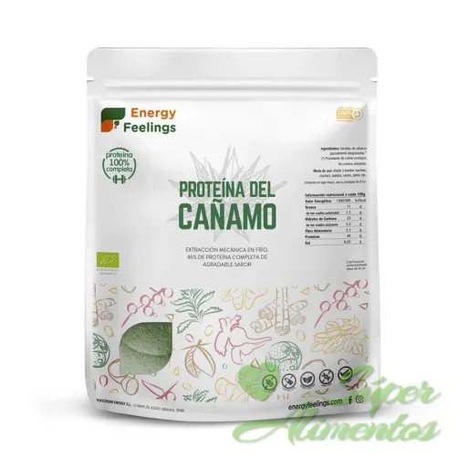 Venta de proteina de cañamo ecológica.