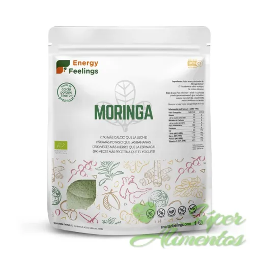 Moringa ecológica de Energy Feelings.