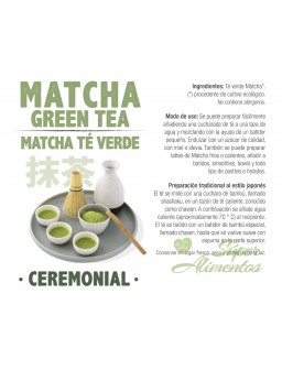 Ceremonial Matcha Té verde...