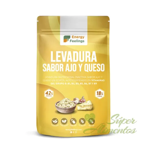 Comprar levadura nutricional sabor ajo y queso rica en proteina (42%) y Vitaminas del grupo B Comprar levadura nutricional sabor ajo y queso rica en proteina (42%) y Vitaminas del grupo B
