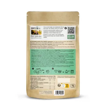 Comprar veggie burger Nuveg. Comprar hamburguesa vegana, carne vegana a base de proteína vegetal texturizada con verduras y espe