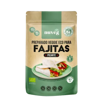 Comprar relleno para burritos veganos nuveg. A base de proteína vegetal texturizada nuveg