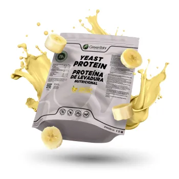 Comprar proteína de levadura nutricional con un 78% de proteína vegetal sabor banana