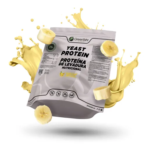 Comprar proteína de levadura nutricional con un 78% de proteína vegetal sabor banana