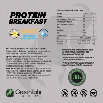 Comprar batido de proteinas a granel sabor vainilla de green tahr