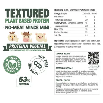 Comprar proteína vegana texturizada tipo carne picada fina A GRANEL