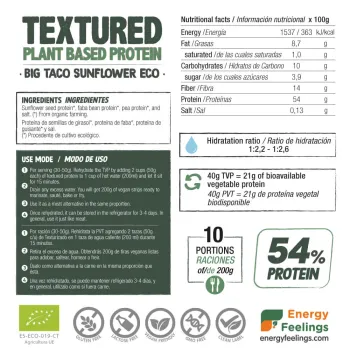 Comprar proteína vegana texturizada en tacos a granel