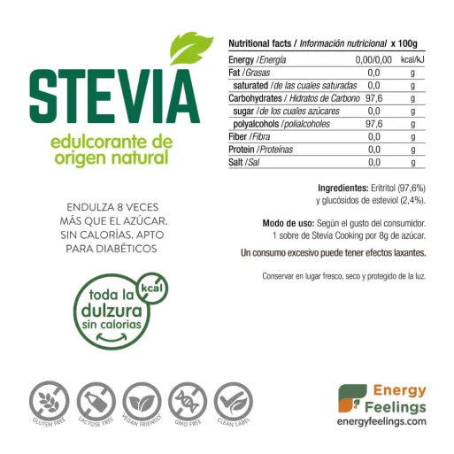 Comprar stevia en en sobres fácil de disoLver