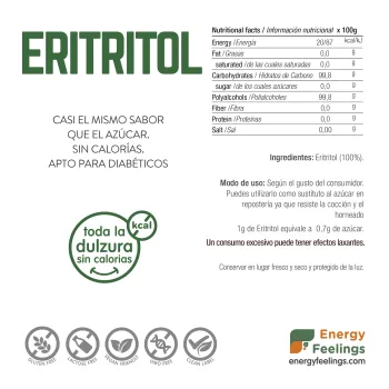 comprar eritritol a granel, edulcorante en polvo