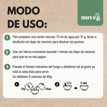 Comprar salsa vegana a la pimienta de nuveg.