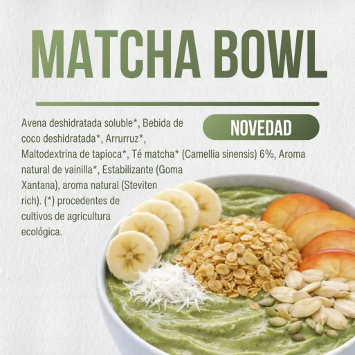 Comprar preparado de té matcha latte ecológico para hacer helado o yogur, de Energy Feelings